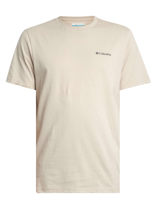 Columbia Grafisch T-Shirt Met Logo Op De Achterkant, Beige - Image 5