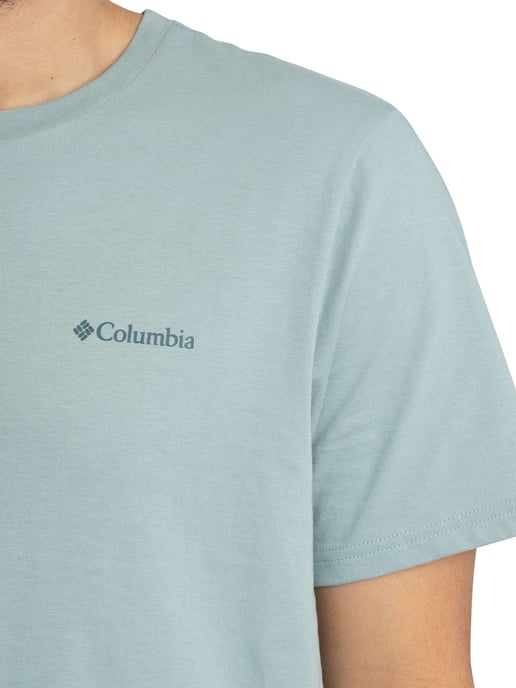 Columbia Grafisch T-Shirt Met Logo Op De Achterkant, Groen - Image 4