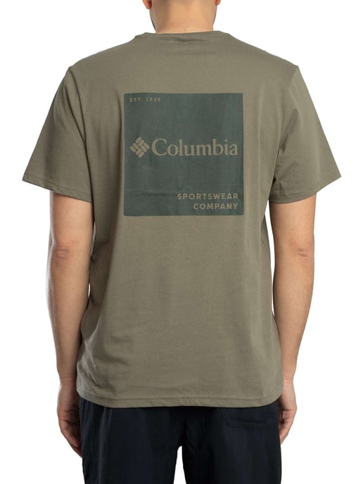 Columbia Grafisch T-Shirt Met Logo Op De Achterkant, Groen - Image 3
