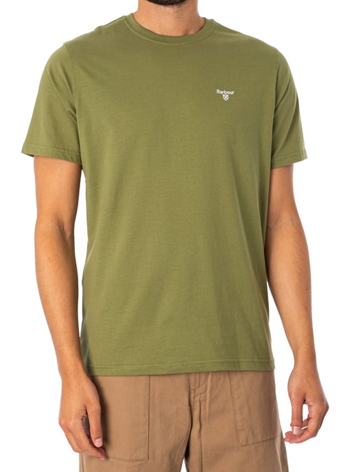Barbour Op Maat Gemaakt Sport-T-Shirt, Groen - Image 1