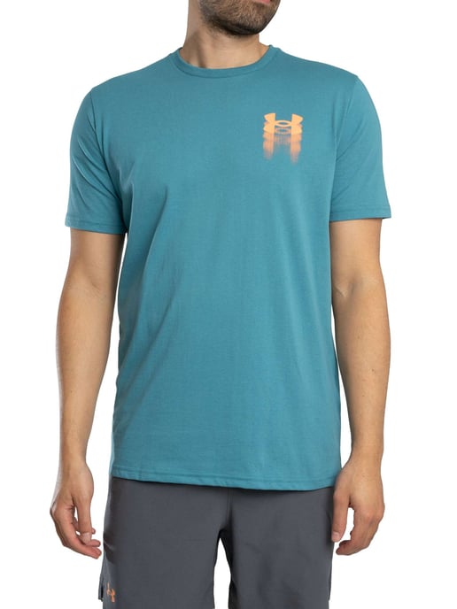 Under Armour Losvallend T-Shirt Met Wazig Logo Op De Achterkant, Blauw - Image 2