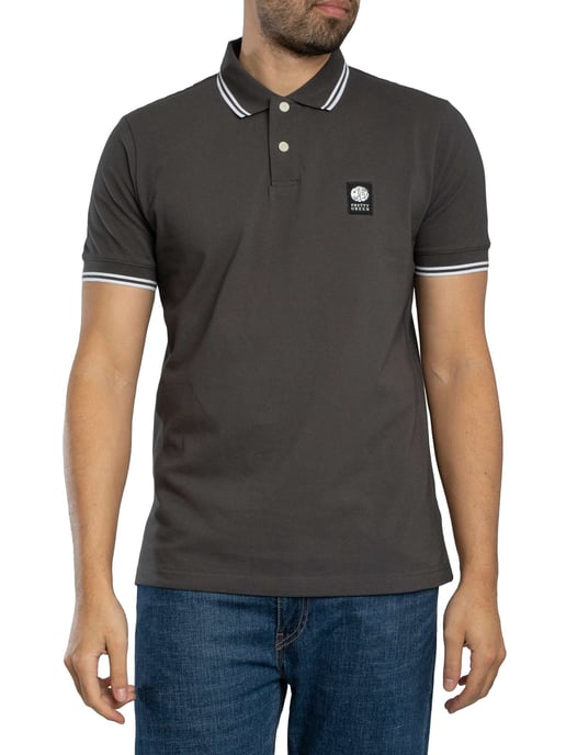 Pretty Green Rayner Poloshirt, Grijs - Image 1