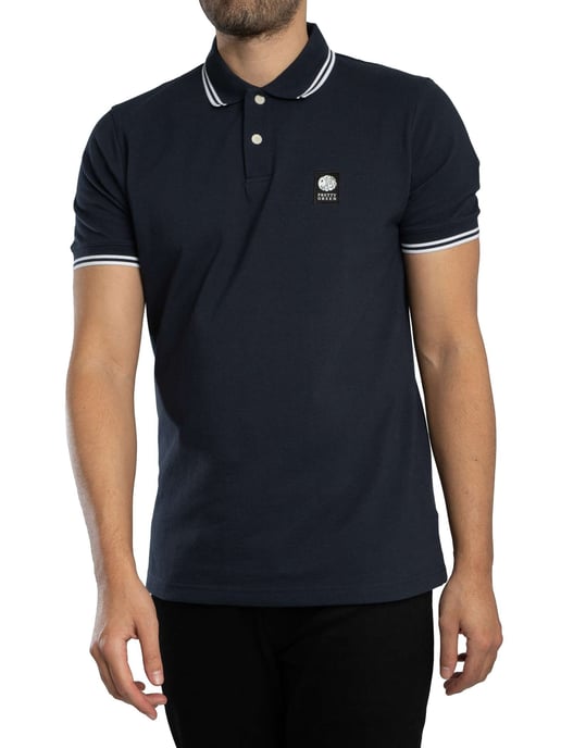 Pretty Green Rayner Poloshirt, Blauw - Image 2