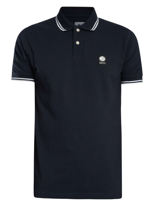 Pretty Green Rayner Poloshirt, Blauw - Image 5