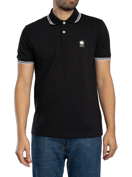 Pretty Green Rayner Poloshirt, Zwart - Image 1
