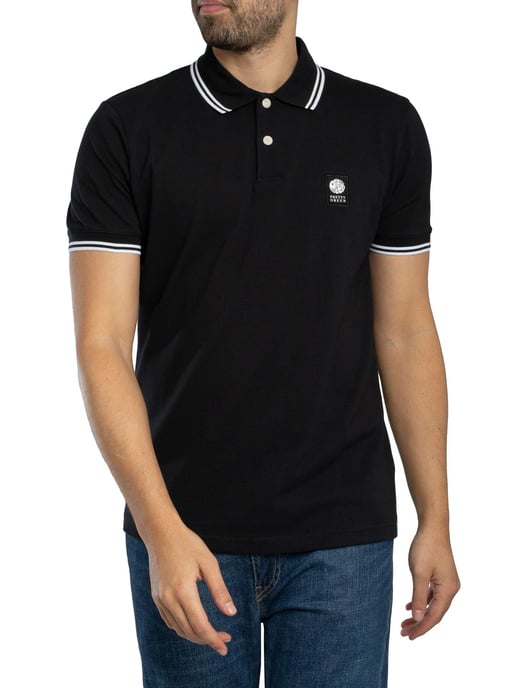 Pretty Green Rayner Poloshirt, Zwart - Image 2