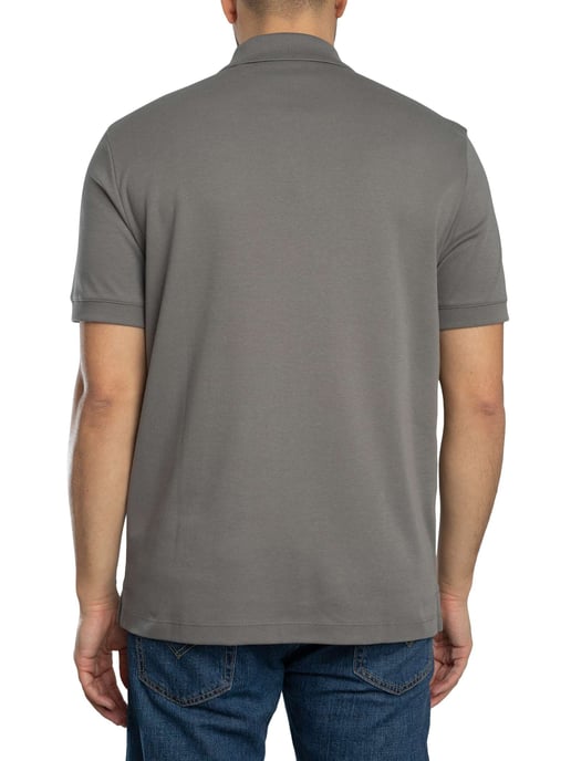 HUGO Dalomino Zip Polo Shirt, Grijs - Image 3