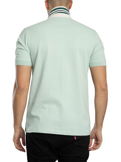 Fila Achille Heritage Tape Basic Polo Shirt, Groen - Image 3