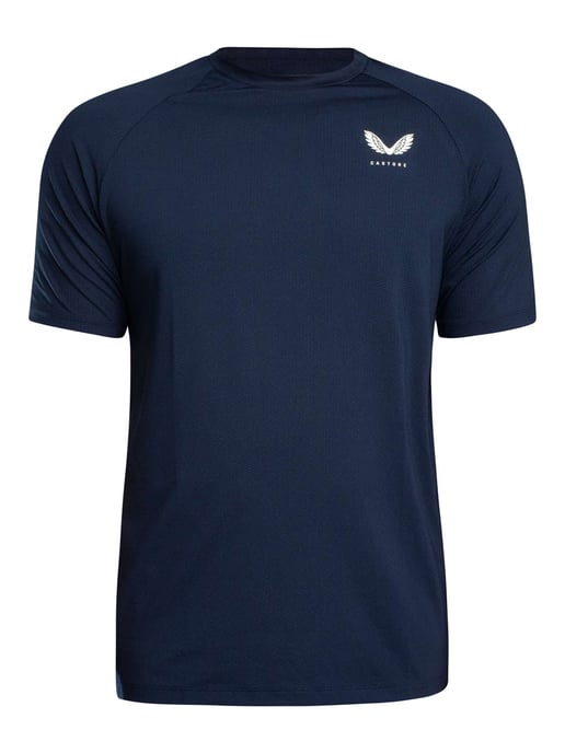 Castore Trainings-T-Shirt, Blauw - Image 5