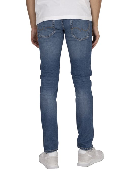 Jack & Jones Glenn Original 031 Slim Jeans, Blauw - Image 3