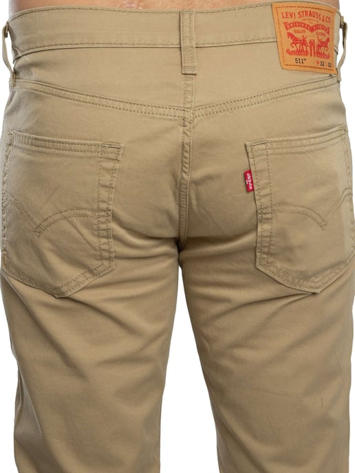 Levi's 511 Slim Jeans, Beige - Image 4