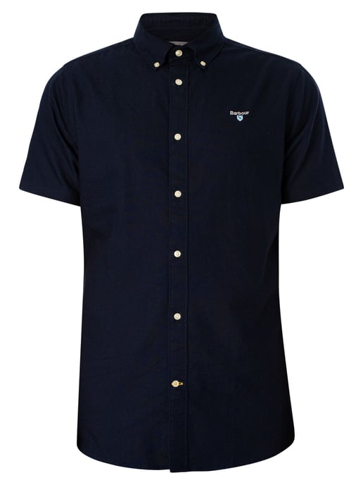 Barbour Op Maat Gemaakt Overhemd Met Korte Mouwen Van Oxtown, Blauw - Image 5