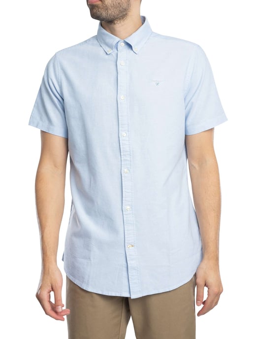 Barbour Oxtown Overhemd Met Korte Mouwen En Op Maat Gemaakt, Blauw - Image 1