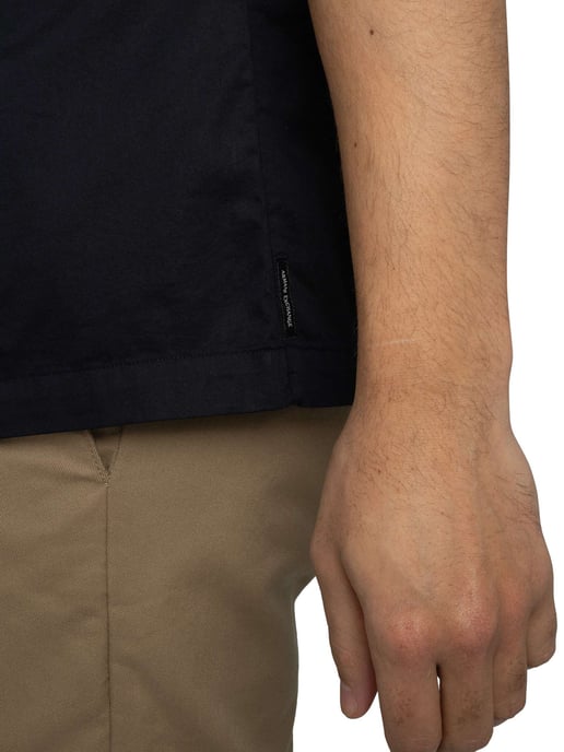 Armani Exchange Shirt Met Logo Op De Borstzak En Korte Mouwen, Blauw - Image 5