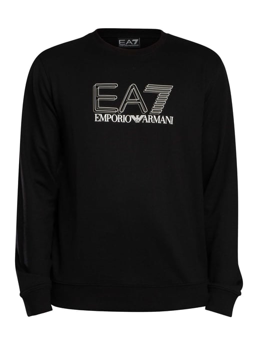 EA7 Echo Graphic Sweatshirt, Zwart - Image 5