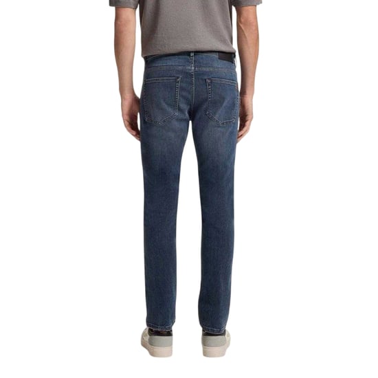 Boss Herenjeans van Delaware Denim, slim fit, middelhoge taille (Marine) - Image 2