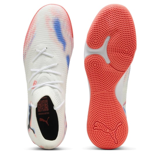 Puma Future 8 Match Flat zaalvoetbalschoenen voor heren (Poema Wit) - Image 3