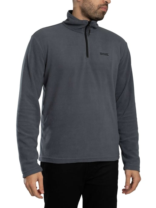 Regatta Thompson Fleece Sweatshirt Met Rits, Grijs - Image 2