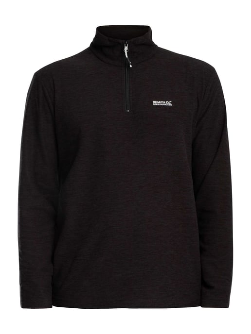 Regatta Thompson Marl Fleece Met Halve Rits, Grijs - Image 5