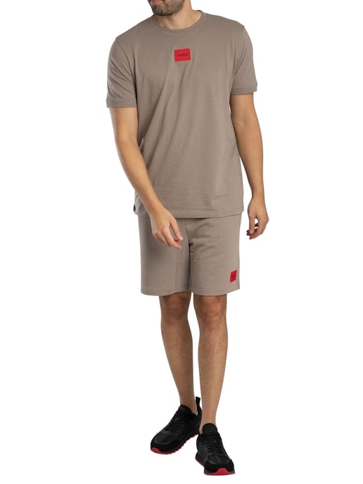 HUGO Dizz222 Sweat Shorts, Bruin - Image 6