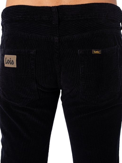Lois Jeans Nieuwe Dallas Jumbo Cord Jeans, Blauw - Image 4