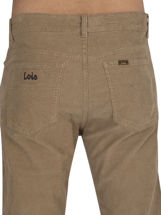 Lois Jeans Dario Boot Dunne Corduroy Jeans, Beige - Image 4