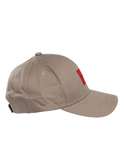 HUGO Box-Logo Baseballpet, Beige - Image 4