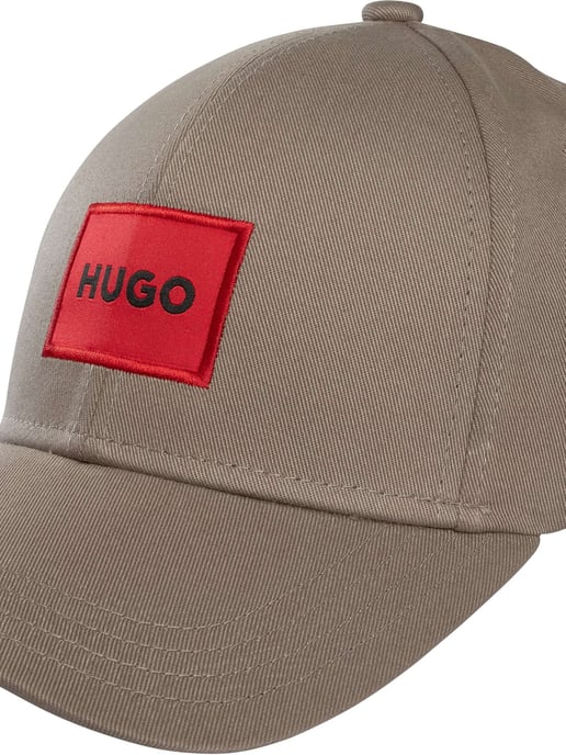 HUGO Box-Logo Baseballpet, Beige - Image 6