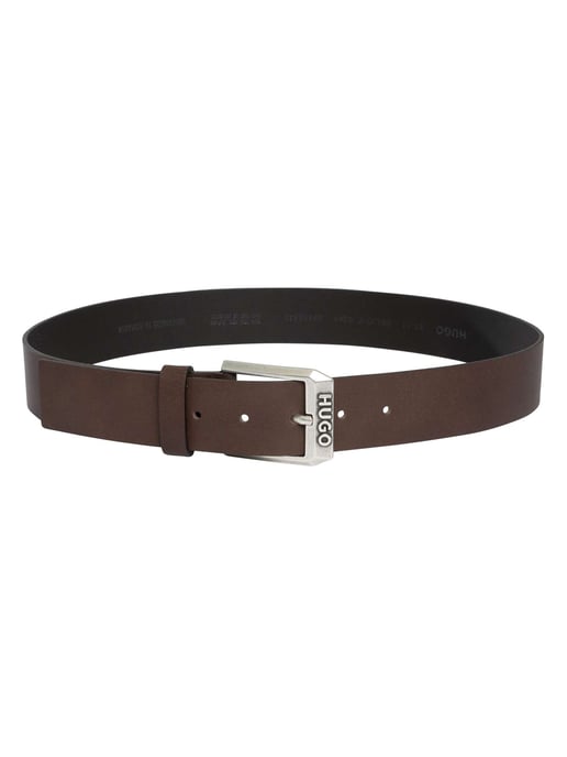 HUGO Gelio Lederen Riem, Bruin - Image 4