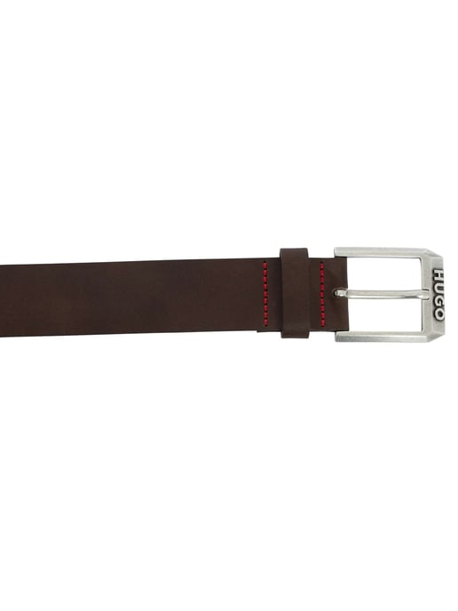 HUGO Gelio Lederen Riem, Bruin - Image 5