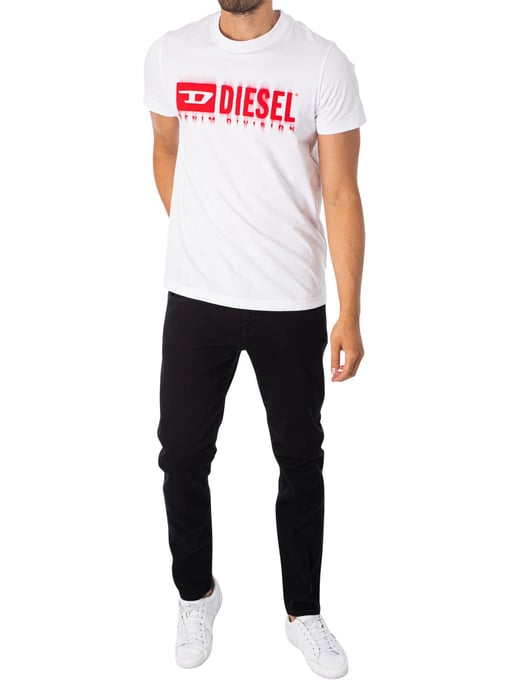 Diesel D-Strukt Slim Jeans, Zwart - Image 6