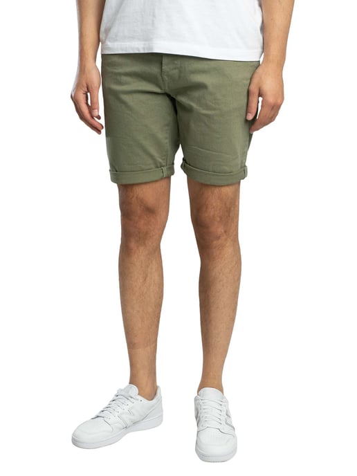 Replay RBJ 981 Denim Tapered Shorts, Groen - Image 1