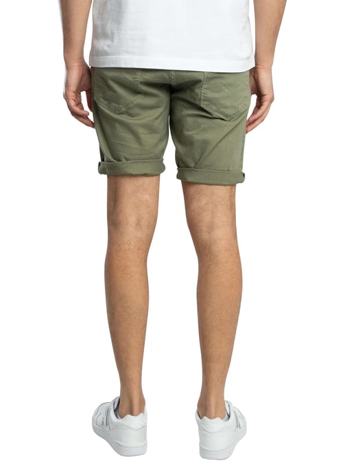 Replay RBJ 981 Denim Tapered Shorts, Groen - Image 3