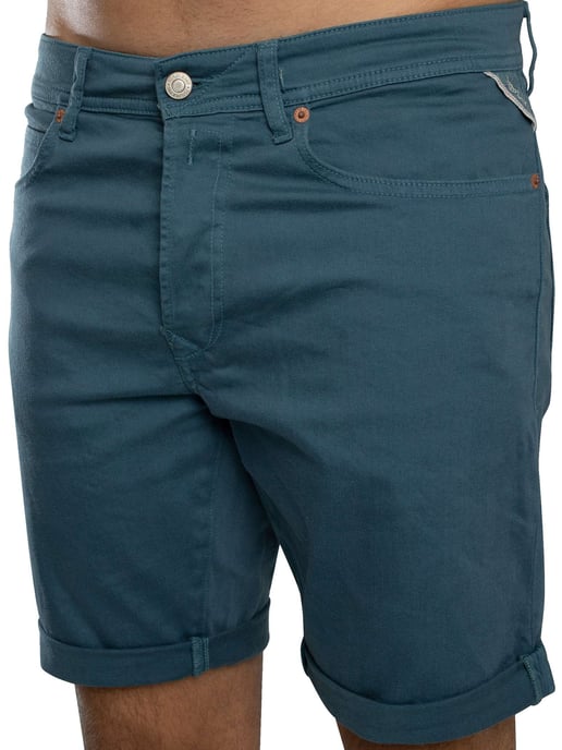 Replay RBJ 981 Tapered Shorts, Blauw - Image 5