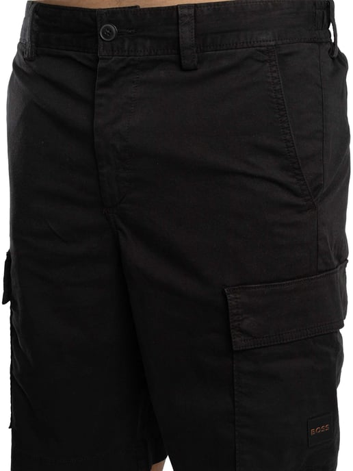 BOSS Sisla Relaxed Cargo Shorts, Zwart - Image 5