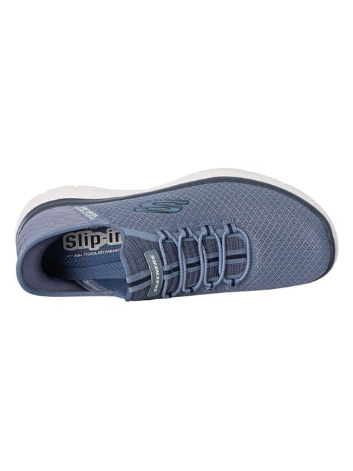 Skechers Slip-Ins Summits High Range-Sneakers, Blauw - Image 6