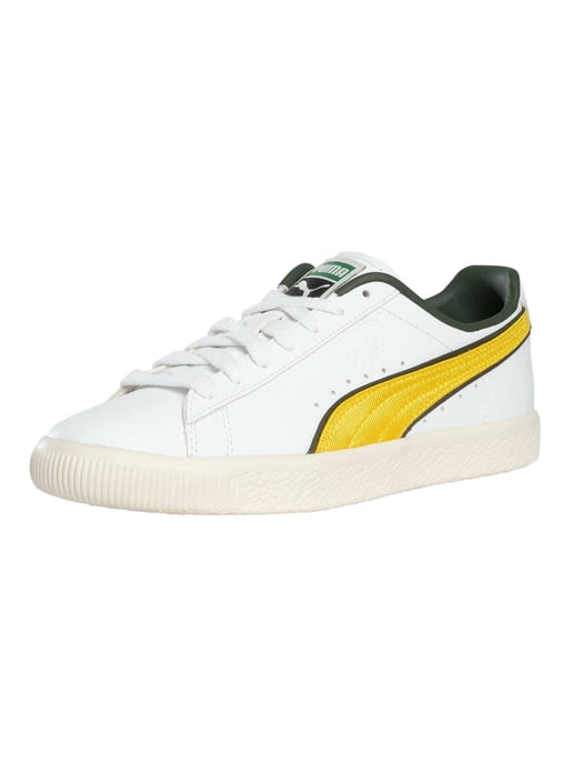 Puma Clyde Varsity Trainers, Wit - Image 1