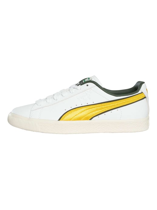 Puma Clyde Varsity Trainers, Wit - Image 2