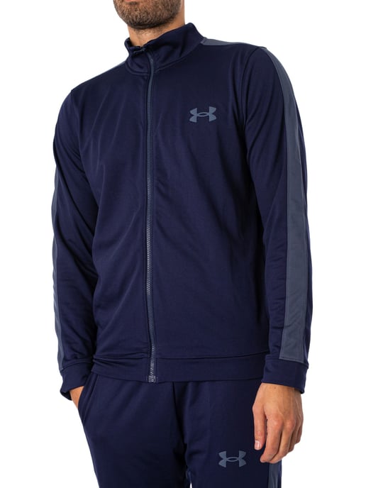 Under Armour Gebreid Trainingspak, Blauw - Image 2