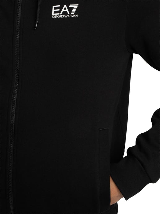 EA7 Train Core Zip Hoodie Trainingspak, Zwart - Image 5
