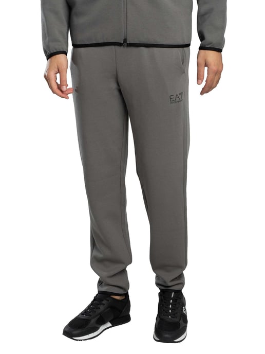 EA7 Joggingbroek Met Logo En Ritssluiting Aan De Zijkant, Grijs - Image 1