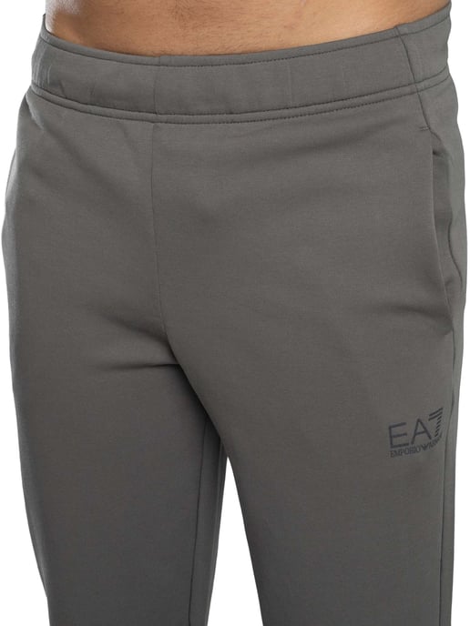 EA7 Joggingbroek Met Logo En Ritssluiting Aan De Zijkant, Grijs - Image 5