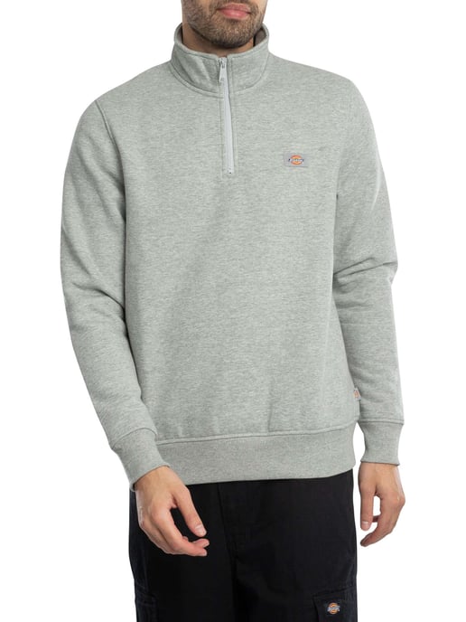 Dickies Oakport Sweatshirt Met Kwartrits, Grijs - Image 1