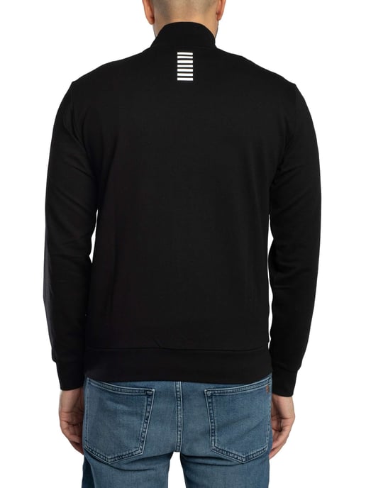 EA7 Aperta Zip Track Jacket, Zwart - Image 3