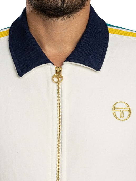 Sergio Tacchini Monte Velours Trainingsjack, Wit - Image 5