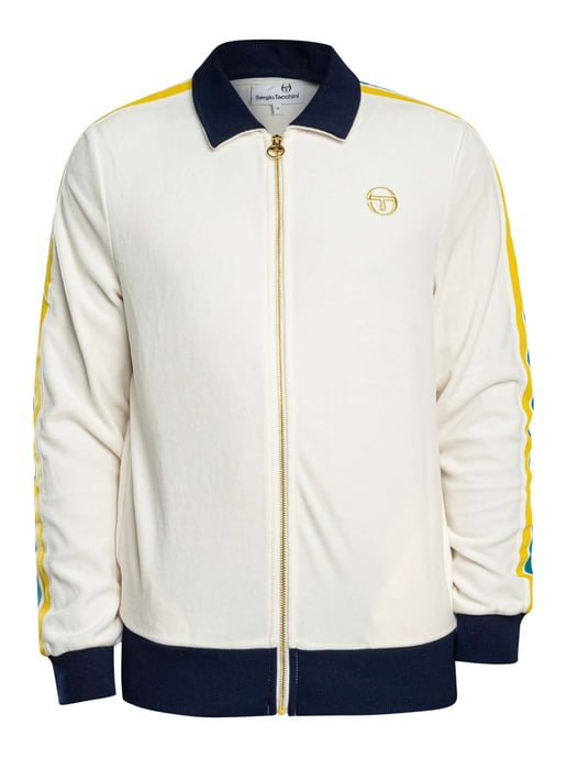 Sergio Tacchini Monte Velours Trainingsjack, Wit - Image 6