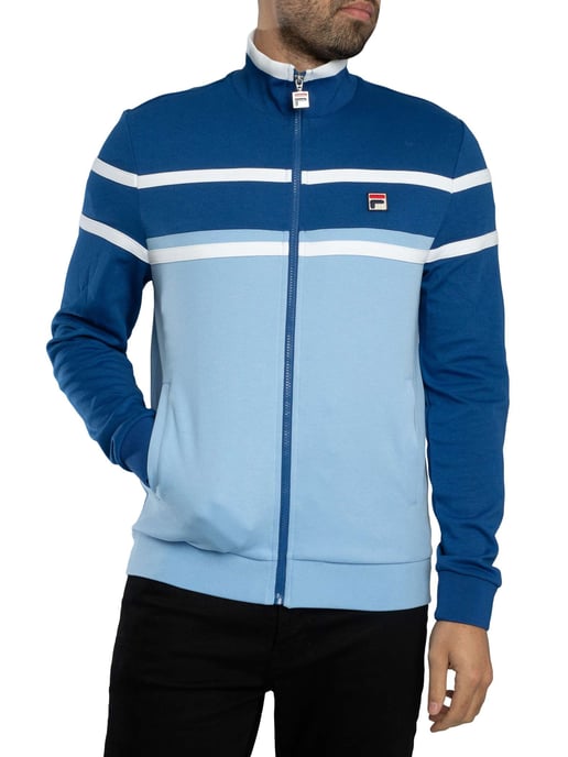 Fila Giovanni Trainingsjack Met Contrasterende Panelen, Blauw - Image 1