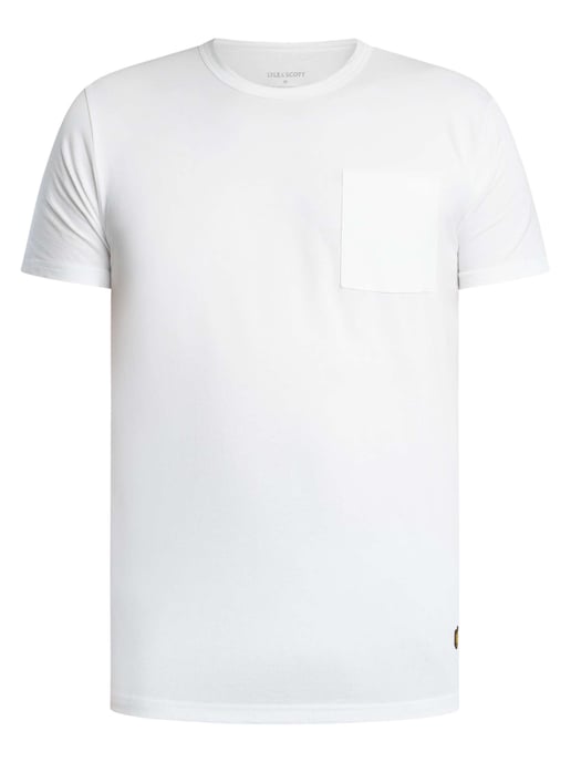 Lyle & Scott Basic 2-Pack T-Shirt Met Zakje, Veelkleurig - Image 5
