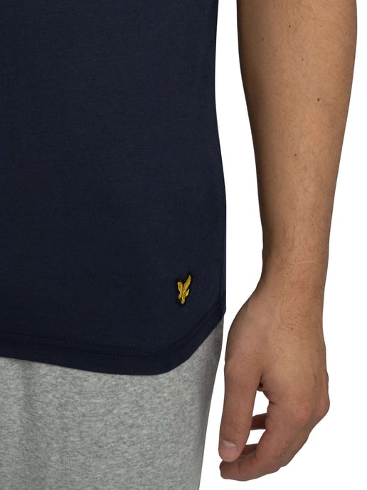 Lyle & Scott 2-Pack Basic Lounge T-Shirts Met Zakje, Veelkleurig - Image 5