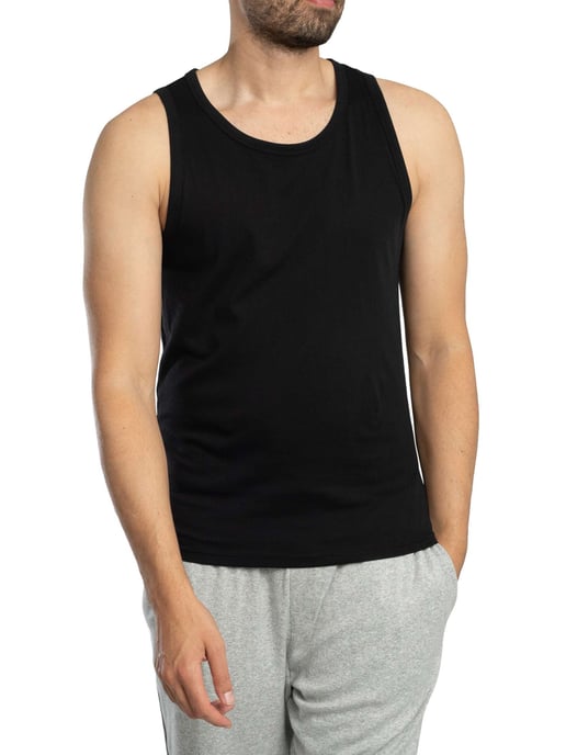 Emporio Armani Set Van 2 Lounge Tanktops, Zwart - Image 3